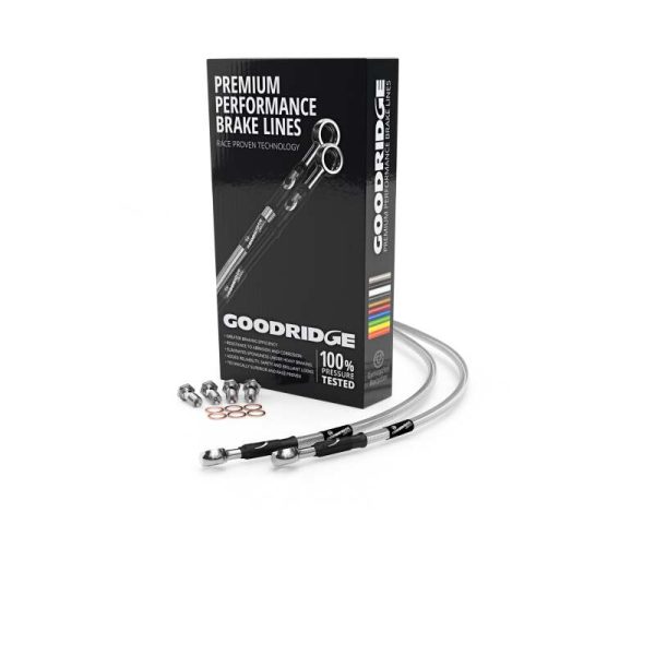 Goodridge 11-17 Suzuki VZR1800 Clear Front SS Brake Lines Online now