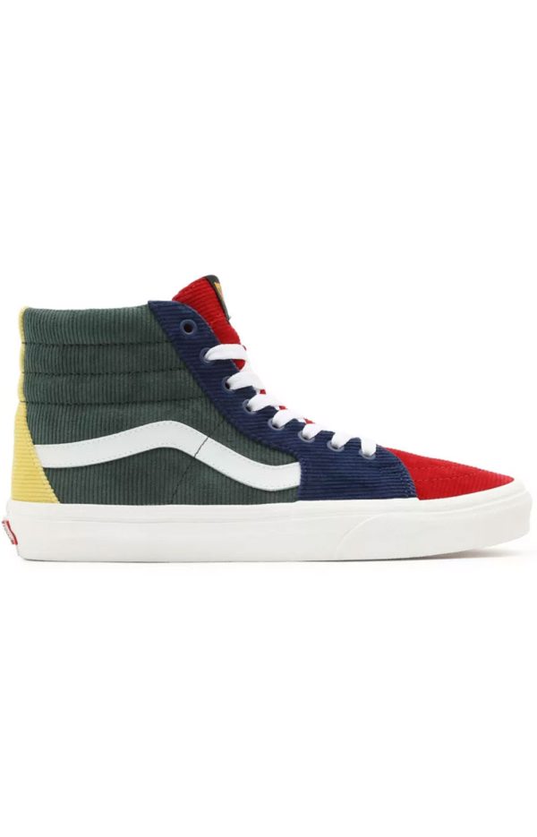 (KRH94M) Mixed Corduroy Sk8-Hi Shoes - Multi Online now