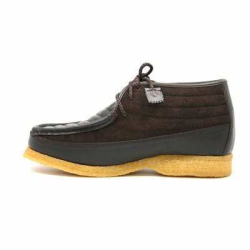 British Walkers Castle Men s Brown Suede and Leather Three Quarter Lace Up Shoes Hot on Sale