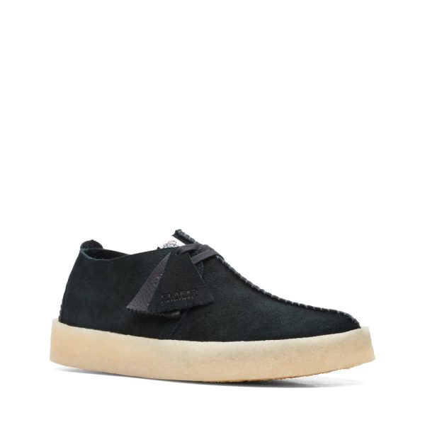 Clarks Originals Desert Trek Cup Men s Black Suede 26165826 Hot on Sale