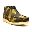 British Walkers Walker 100 Wallabee Boots Men s Green Camo Leather and Suede High Tops Discount