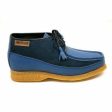 British Walkers Knicks Men s Light Blue Suede and Navy Leather For Cheap