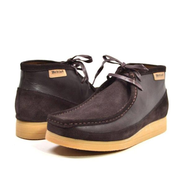 British Walkers New Castle Wallabee Boots Men s Suede and Leather For Cheap