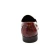 British Walkers Capitan Men s Bordeaux Red Leather Loafers Online Sale