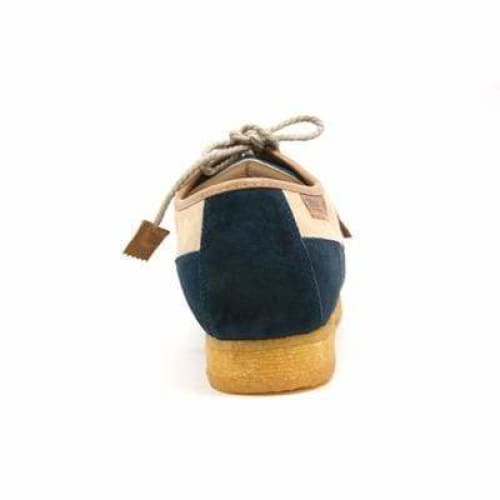 British Walkers Crown Men s Navy and Beige Suede Crepe Sole Low Top Shoes Online Hot Sale