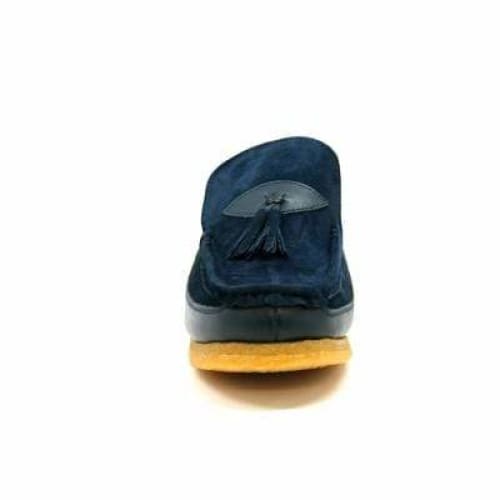 British Walkers King Men s Old School Navy Suede Slip On Shoes Online Sale