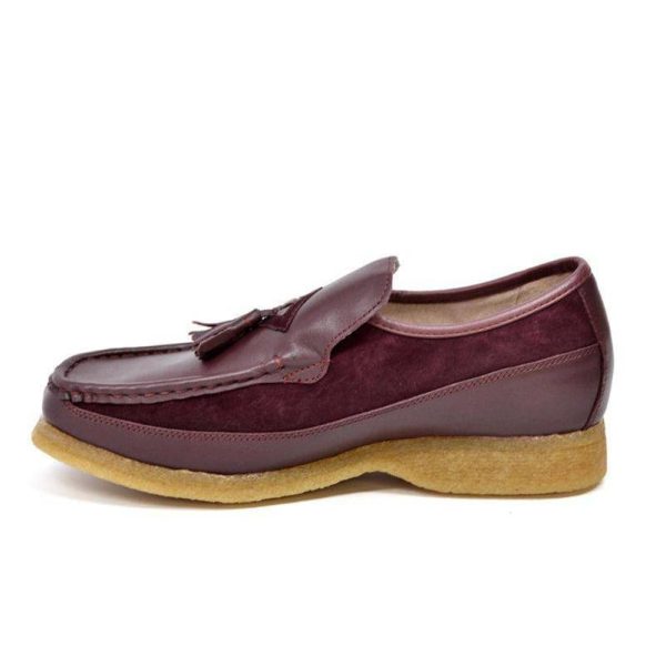 British Walkers Brooklyn Men s Leather and Suede Crepe Sole Slip On Online Sale