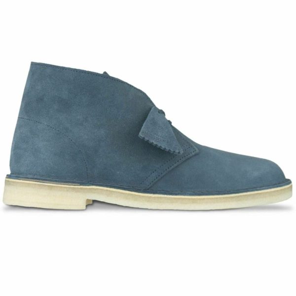 Clarks Originals Desert Boots Men s Blue Suede 26139226 Discount