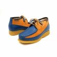 British Walkers Knicks Men s Blue and Rust Leather and Suede Online