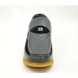 British Walkers Checkers Men s Black Leather and Gray Suede Slip Ons Online