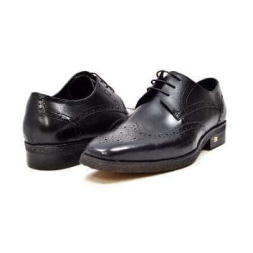 British Walkers Charles Men s Black Leather Oxfords Hot on Sale