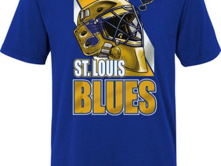 ST. LOUIS BLUES OUTERSTUFF YOUTH BUCKET HEAD SHORT SLEEVE T-SHIRT - ROYAL Online now