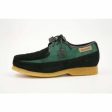 British Walkers Crown Men s Green and Black Suede Crepe Sole Discount