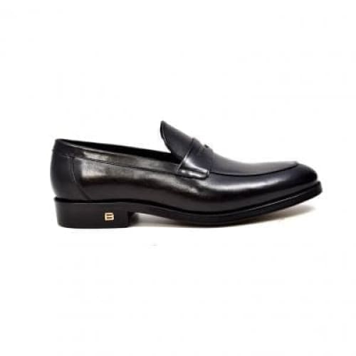 British Walkers Berlin Men s Black Leather Loafers Online