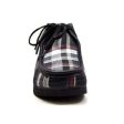 British Walkers New Castle Print Wallabee Boots Men s Black Plaid Leather and Suede Hot on Sale