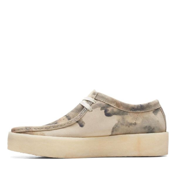 Clarks Original Wallabee Cup Low Men s Off White Camo 26166081 For Cheap