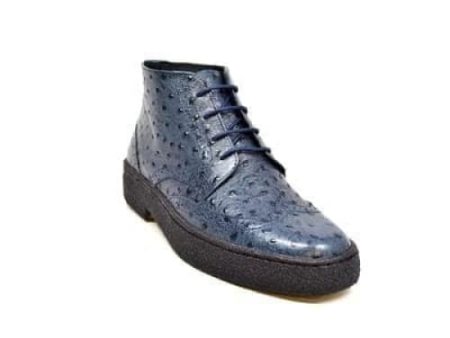 British Walkers Wingtip Playboy Men s Light Blue Leather Discount