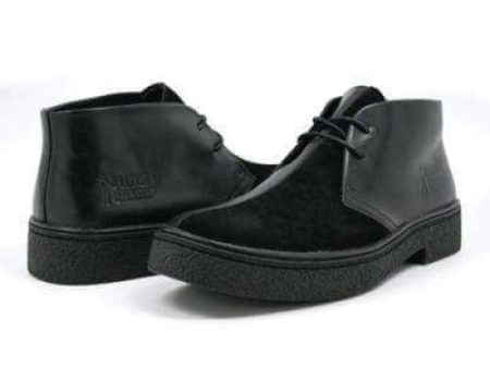 British Walkers Playboy Men s Black Suede and Leather Hot on Sale