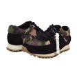 British Walkers Surrey Men s Black Camo Leather and Suede Sneakers Cheap