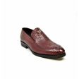 British Walkers Shiraz Men s Bordeaux Crocodile Leather Loafers Sale