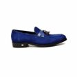 British Walkers Space Men s Navy Blue Suede and Leather Sophisticated Crepe Sole Loafers Online Hot Sale