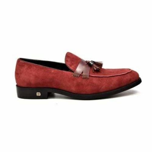 British Walkers Space Men s Burgundy Leather Loafers Online Sale