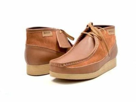 British Walkers New Castle Wallabee Boots Men s Tan Leather For Sale