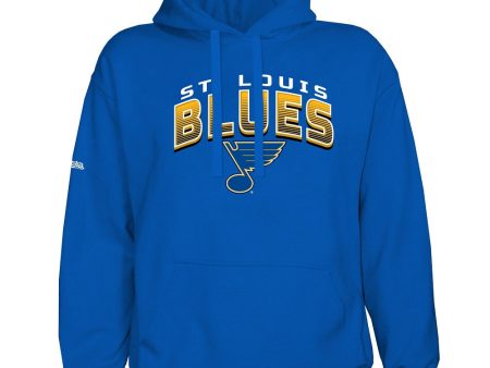 ST. LOUIS BLUES STITCHES FREQUENCY HOODIE - ROYAL Discount