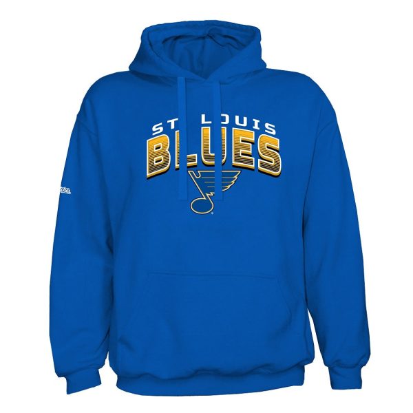 ST. LOUIS BLUES STITCHES FREQUENCY HOODIE - ROYAL Discount