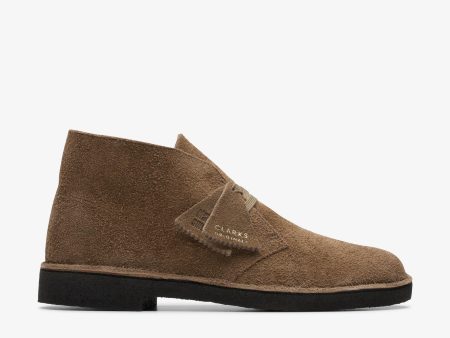 [26174055] Mens CLARKS DESERT BOOT - DARK GREY SDE For Sale