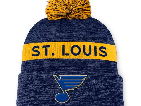 ST. LOUIS BLUES FANATICS AUTHENTIC PRO RINK POM KNIT Online