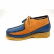 British Walkers Knicks Men s Blue and Rust Leather and Suede Online