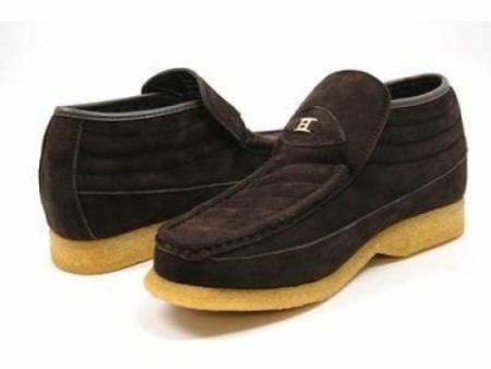 British Walkers Liberty Men s Brown Suede Slip On on Sale