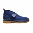 British Walkers Cambridge Desert Boots Men s Navy Blue Leather and Suede on Sale