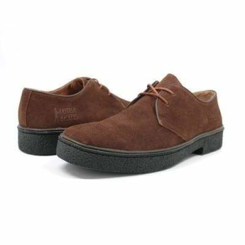 British Walkers Playboy Low Men s Brown Suede Oxfords on Sale