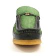 British Walkers Power Men s Green and Brown Leather Crepe Sole Slip Ons Cheap