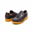 British Walkers Brooklyn Men s Brown Leather and Suede Crepe Sole Slip On Fashion