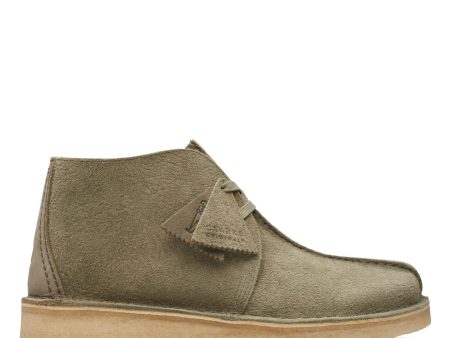 Clarks Originals Desert Trek Hi 50 Men s Forest Green Suede 26173615 Online now