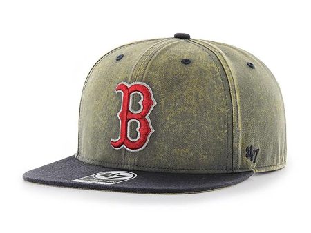 Mens 47 Brand Boston Red Sox Captain Snapback - Cement Vintage Navy Online now