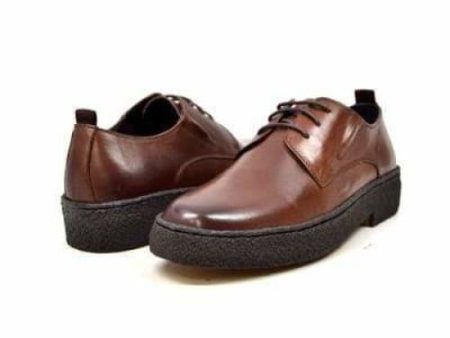 British Walkers Playboy Original Men s Brown Leather Low Top Oxfords Online now