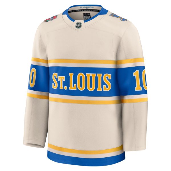 ST. LOUIS BLUES FANATICS PREMIUM SCHENN WINTER CLASSIC JERSEY - BEIGE Online