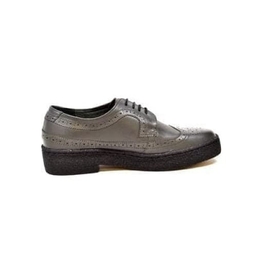 British Walkers Wingtip Low Cut Men s Dark Gray Leather on Sale