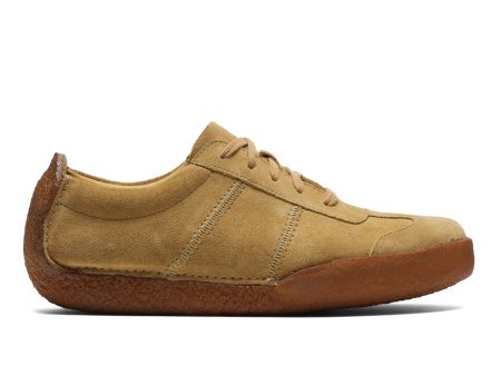 Clarks Originals Milligan Men s Oak Suede Casual Sneakers 26131321 Supply