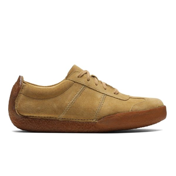 Clarks Originals Milligan Men s Oak Suede Casual Sneakers 26131321 Supply