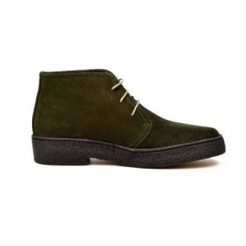 British Walkers Playboy Original Men s Olive Green Suede High Top Online