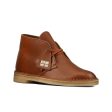 Clarks Originals Desert Boots Men s Dark Tan Leather 26162422 For Sale