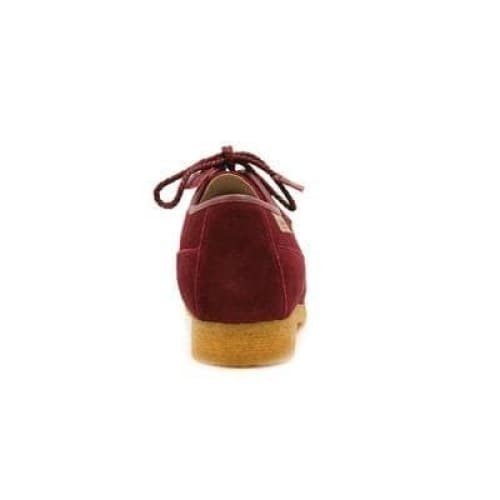 British Walkers Crown Men s Burgundy Suede Crepe Sole Low Top Shoes Online now