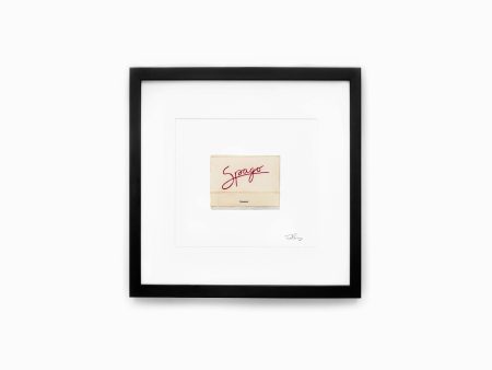 Spago Matchbook Print Hot on Sale