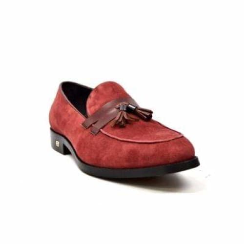 British Walkers Space Men s Burgundy Leather Loafers Online Sale