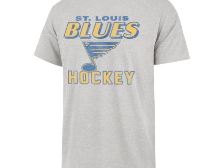 ST. LOUIS BLUES ’47 MEN S VINTAGE DOZER FRANKLIN T-SHIRT - GREY Online Sale